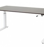 Schaffenburg Othello C-poot bureau, hoogte verstelbaar (62-85cm) dmv slinger met 160x80cm 20mm blad en frame