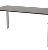 Schaffenburg Cubeo 4-poot bureau, hoogte verstelbaar (62-97cm) dmv slinger met 160x80cm 20mm blad en frame