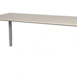 Schaffenburg Cubeo 4-poot bureau, hoogte verstelbaar (62-97cm) dmv slinger met 200x80cm 20mm blad en frame