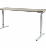 Electric-T Basic bureau, zit-sta (69-116cm) hoogte verstelbaar dmv elektromotor met 140x80cm 20mm blad en frame