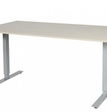 Electric-T bureau, zit-sta (69-116cm) hoogte verstelbaar dmv elektromotoren met 160x90cm 20mm blad en frame