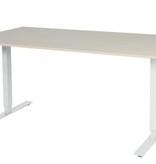 Electric-T bureau, zit-sta (69-116cm) hoogte verstelbaar dmv elektromotoren met 160x90cm 20mm blad en frame