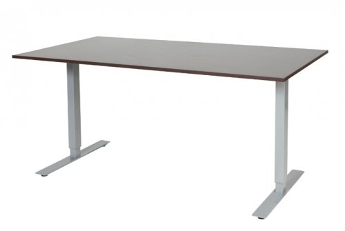 Electric-T bureau, zit-sta (69-116cm) hoogte verstelbaar dmv elektromotoren met 160x90cm 20mm blad en frame