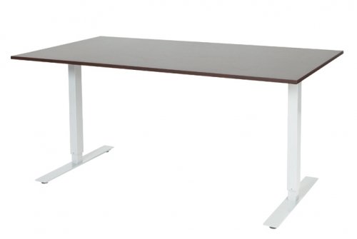 Electric-T bureau, zit-sta (69-116cm) hoogte verstelbaar dmv elektromotoren met 160x90cm 20mm blad en frame