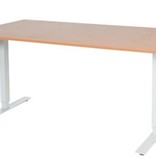 Electric-T bureau, zit-sta (69-116cm) hoogte verstelbaar dmv elektromotoren met 160x90cm 20mm blad en frame
