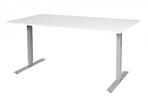 Electric-T bureau, zit-sta (69-116cm) hoogte verstelbaar dmv elektromotoren met 160x90cm 20mm blad en frame