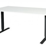 Electric-T bureau, zit-sta (69-116cm) hoogte verstelbaar dmv elektromotoren met 160x90cm 20mm blad en frame