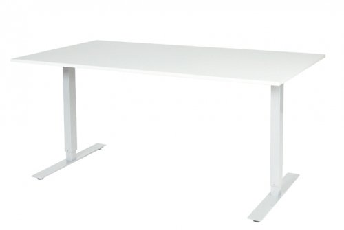 Electric-T bureau, zit-sta (69-116cm) hoogte verstelbaar dmv elektromotoren met 160x90cm 20mm blad en frame