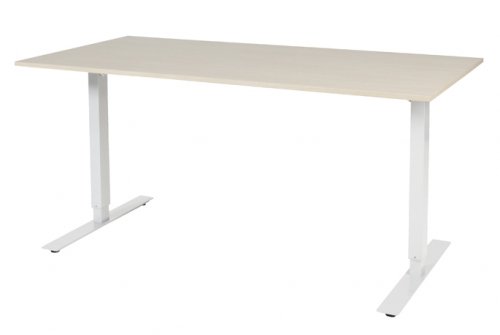 Electric-T bureau, zit-sta (69-116cm) hoogte verstelbaar dmv elektromotoren met 160x80cm 20mm blad en frame