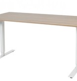 Electric-T bureau, zit-sta (69-116cm) hoogte verstelbaar dmv elektromotoren met 160x80cm 20mm blad en frame
