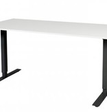 Electric-T bureau, zit-sta (69-116cm) hoogte verstelbaar dmv elektromotoren met 160x80cm 20mm blad en frame