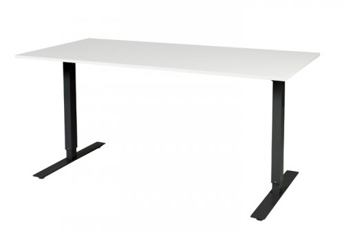 Electric-T bureau, zit-sta (69-116cm) hoogte verstelbaar dmv elektromotoren met 160x80cm 20mm blad en frame