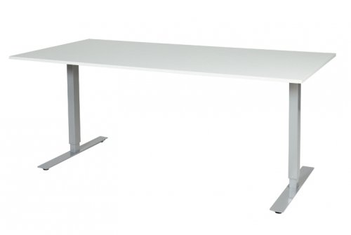 Electric-T bureau, zit-sta (69-116cm) hoogte verstelbaar dmv elektromotoren met 180x90cm 20mm blad en frame