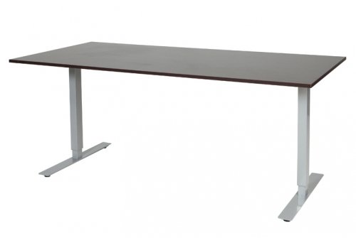 Electric-T bureau, zit-sta (69-116cm) hoogte verstelbaar dmv elektromotoren met 180x90cm 20mm blad en frame