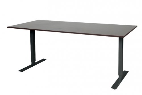 Electric-T bureau, zit-sta (69-116cm) hoogte verstelbaar dmv elektromotoren met 180x90cm 20mm blad en frame