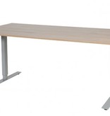 Electric-T bureau, zit-sta (69-116cm) hoogte verstelbaar dmv elektromotoren met 180x90cm 20mm blad en frame