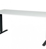 Electric-T bureau, zit-sta (69-116cm) hoogte verstelbaar dmv elektromotoren met 180x80cm 20mm blad en frame