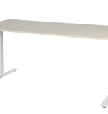 Electric-T bureau, zit-sta (69-116cm) hoogte verstelbaar dmv elektromotoren met 180x80cm 20mm blad en frame