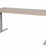 Electric-T bureau, zit-sta (69-116cm) hoogte verstelbaar dmv elektromotoren met 180x80cm 20mm blad en frame