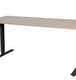 Schaffenburg Electric-T bureau, zit-sta (69-116cm) hoogte verstelbaar dmv elektromotoren met 180x80cm 20mm blad en frame