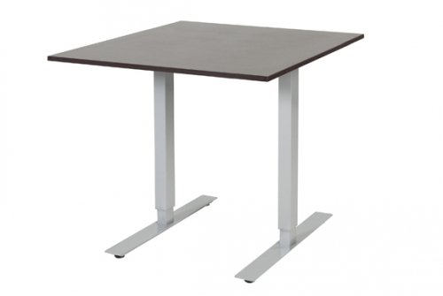Electric-T bureau, zit-sta (69-116cm) hoogte verstelbaar dmv elektromotoren met 80x90cm 20mm blad en frame