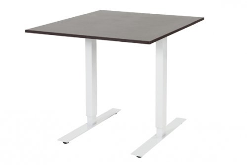 Electric-T bureau, zit-sta (69-116cm) hoogte verstelbaar dmv elektromotoren met 80x90cm 20mm blad en frame