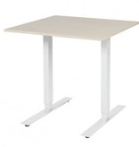 Schaffenburg Electric-T bureau, zit-sta (69-116cm) hoogte verstelbaar dmv elektromotoren met 80x80cm 20mm blad en frame