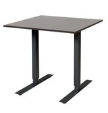 Electric-T bureau, zit-sta (69-116cm) hoogte verstelbaar dmv elektromotoren met 80x80cm 20mm blad en frame