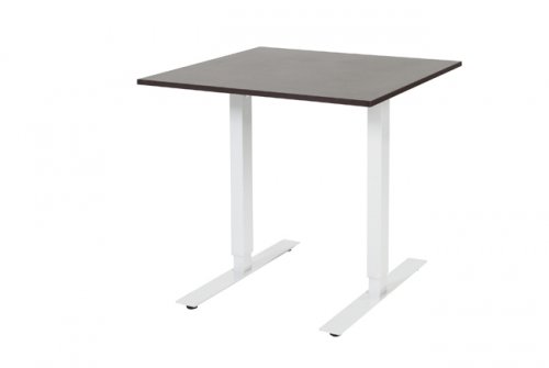 Electric-T bureau, zit-sta (69-116cm) hoogte verstelbaar dmv elektromotoren met 80x80cm 20mm blad en frame