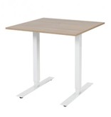 Electric-T bureau, zit-sta (69-116cm) hoogte verstelbaar dmv elektromotoren met 80x80cm 20mm blad en frame