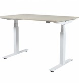 Electric-T Plus bureau, zit-sta (64-130cm) hoogte verstelbaar dmv elektromotoren met 180x80cm 20mm blad en frame