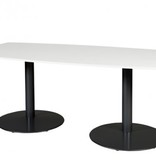 T-lines 200x100cm tonvormige vergadertafel