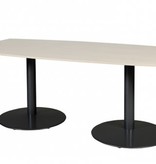 T-lines 200x100cm tonvormige vergadertafel