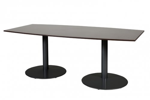 T-lines 200x100cm tonvormige vergadertafel