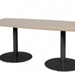 T-lines 200x100cm tonvormige vergadertafel