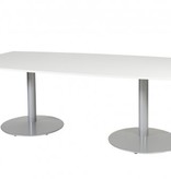 T-lines 240x120cm tonvormige vergadertafel