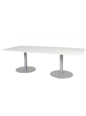 T-lines 240x120cm tonvormige vergadertafel