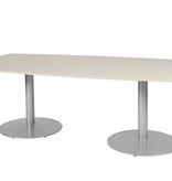 T-lines 240x120cm tonvormige vergadertafel