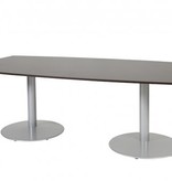T-lines 240x120cm tonvormige vergadertafel