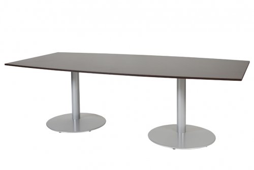 T-lines 240x120cm tonvormige vergadertafel
