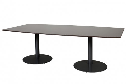 T-lines 240x120cm tonvormige vergadertafel