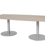 T-lines 240x120cm tonvormige vergadertafel