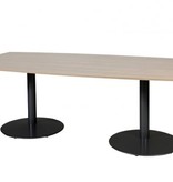 Schaffenburg T-lines 240x120cm tonvormige vergadertafel