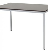 Domino bureautafel, vaste hoogte met 120x80cm 20mm blad en 4-poot frame