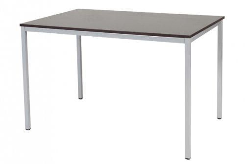 Domino bureautafel, vaste hoogte met 120x80cm 20mm blad en 4-poot frame