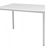 Domino bureautafel, vaste hoogte met 120x80cm 20mm blad en 4-poot frame