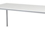 Domino bureautafel, vaste hoogte met 160x80cm 20mm blad en 4-poot frame