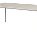 Domino bureautafel, vaste hoogte met 160x80cm 20mm blad en 4-poot frame