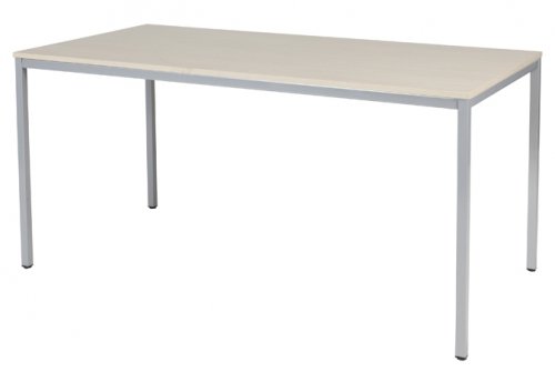 Domino bureautafel, vaste hoogte met 160x80cm 20mm blad en 4-poot frame