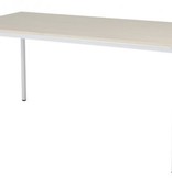 Domino bureautafel, vaste hoogte met 160x80cm 20mm blad en 4-poot frame